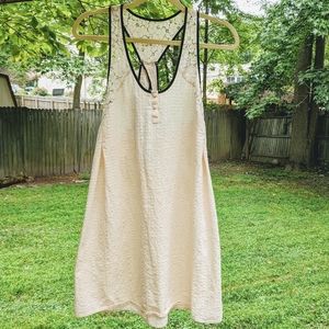 UO Kimchi Blue Boho Textured Lace Dress